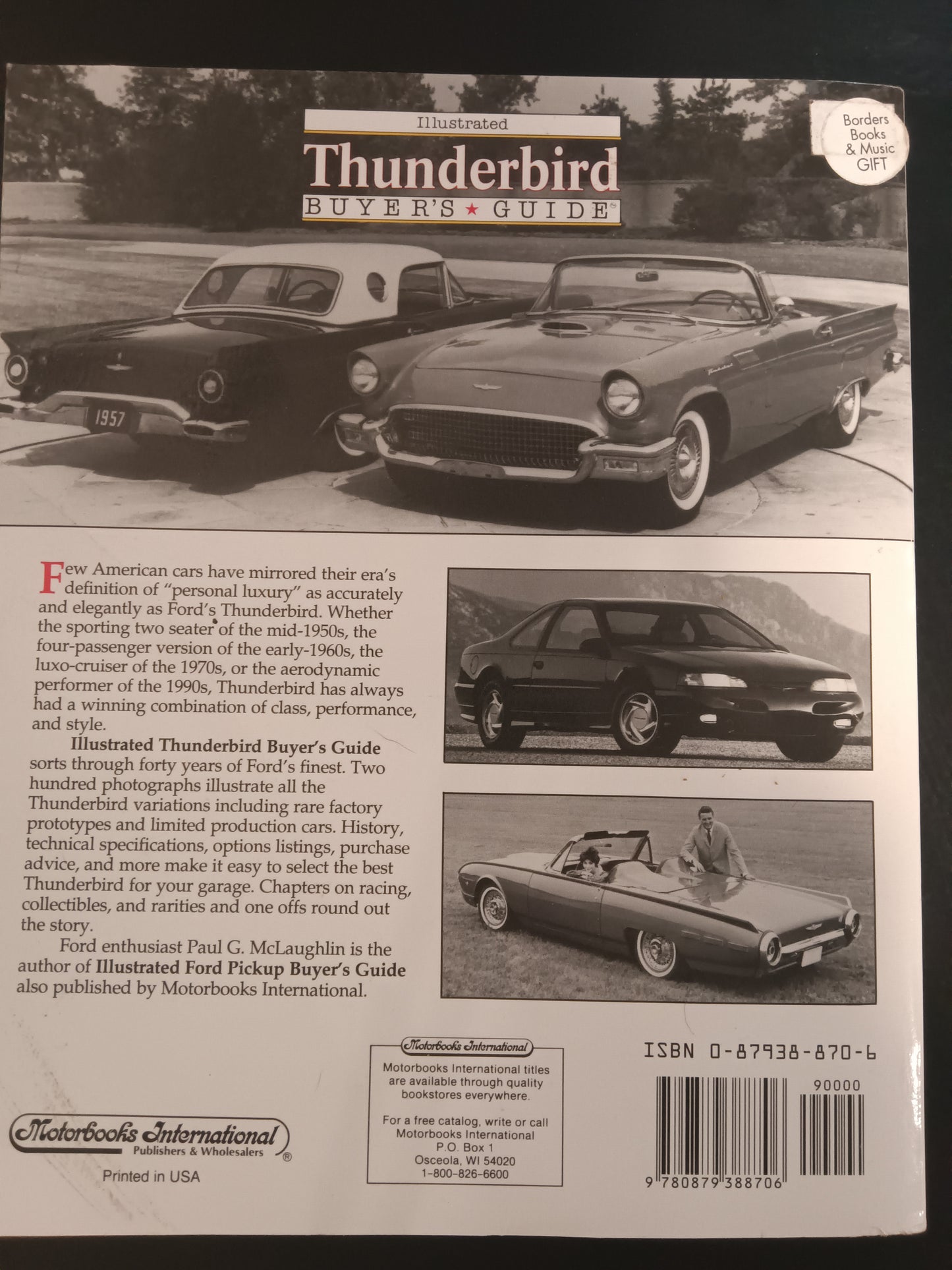 Ford Thunderbird Buyers Guide 1955-1995 by Paul G. McLaughlin