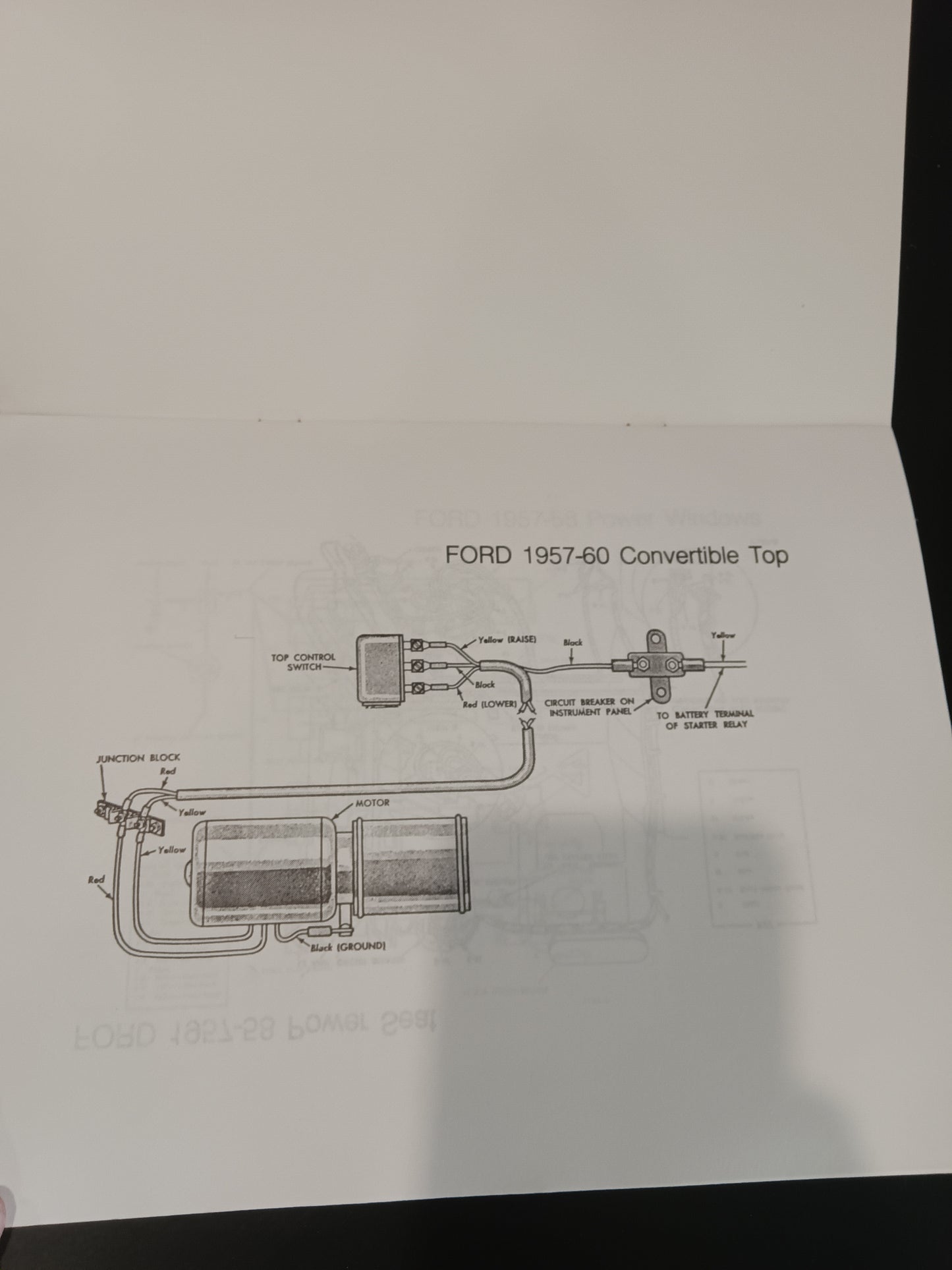 1957 Ford Car and Thunderbird Wiring Diagram Manual