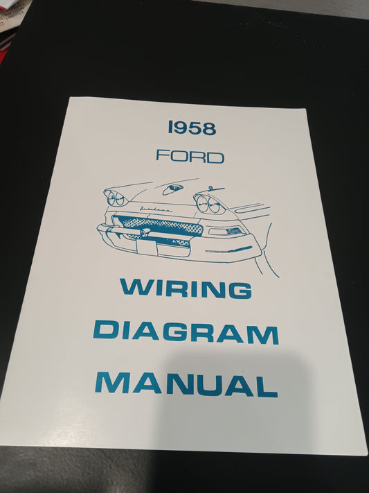1958 Ford Car wiring diagram manual