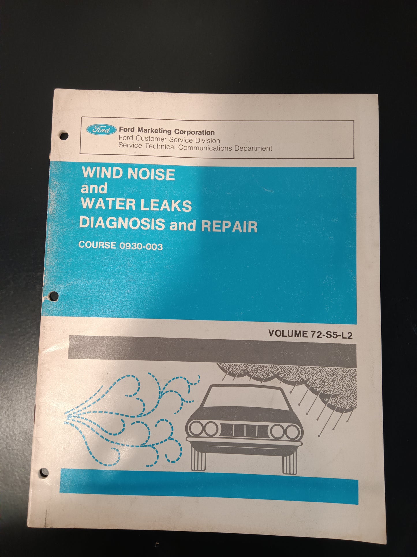 1972 Ford wind noise and water leaks diagnosis and repair