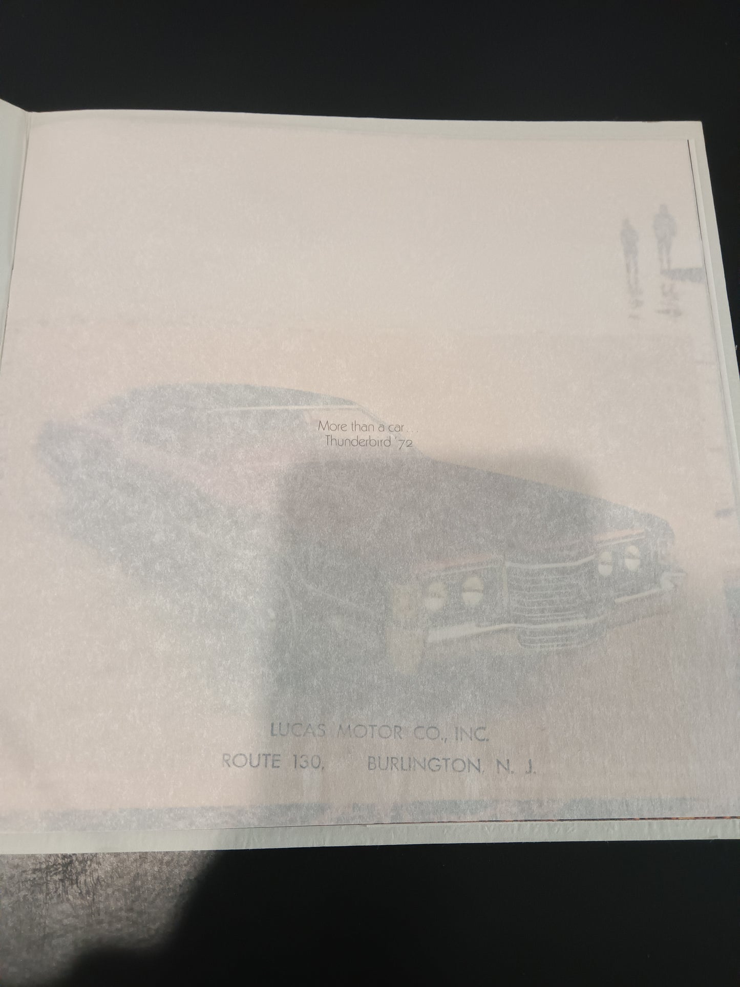 1972 Ford Thunderbird Sales Brochure