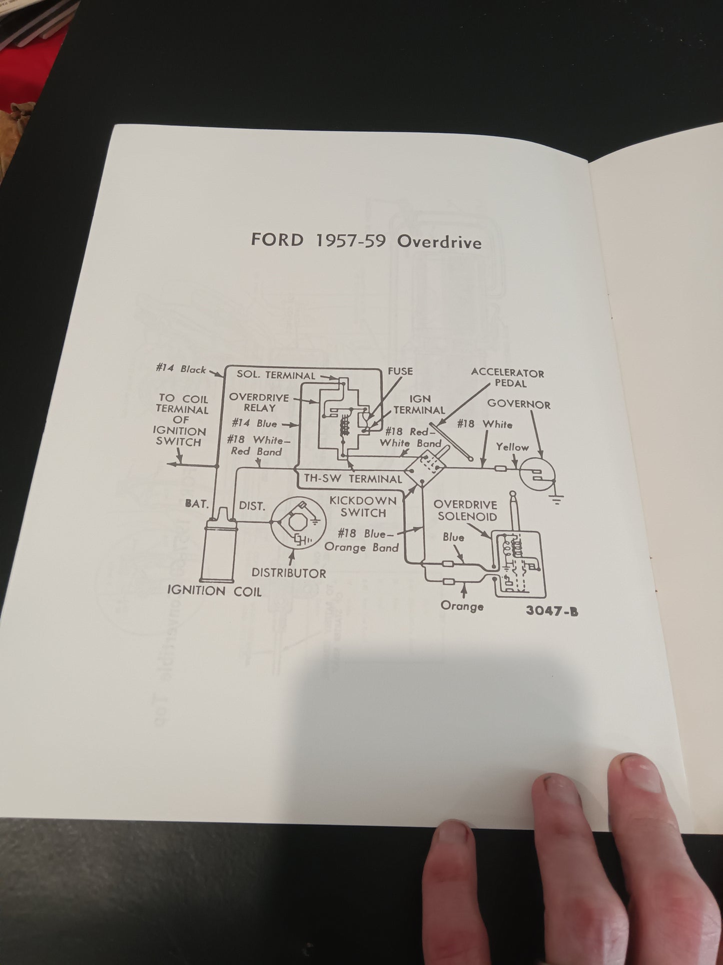1958 Ford Car wiring diagram manual