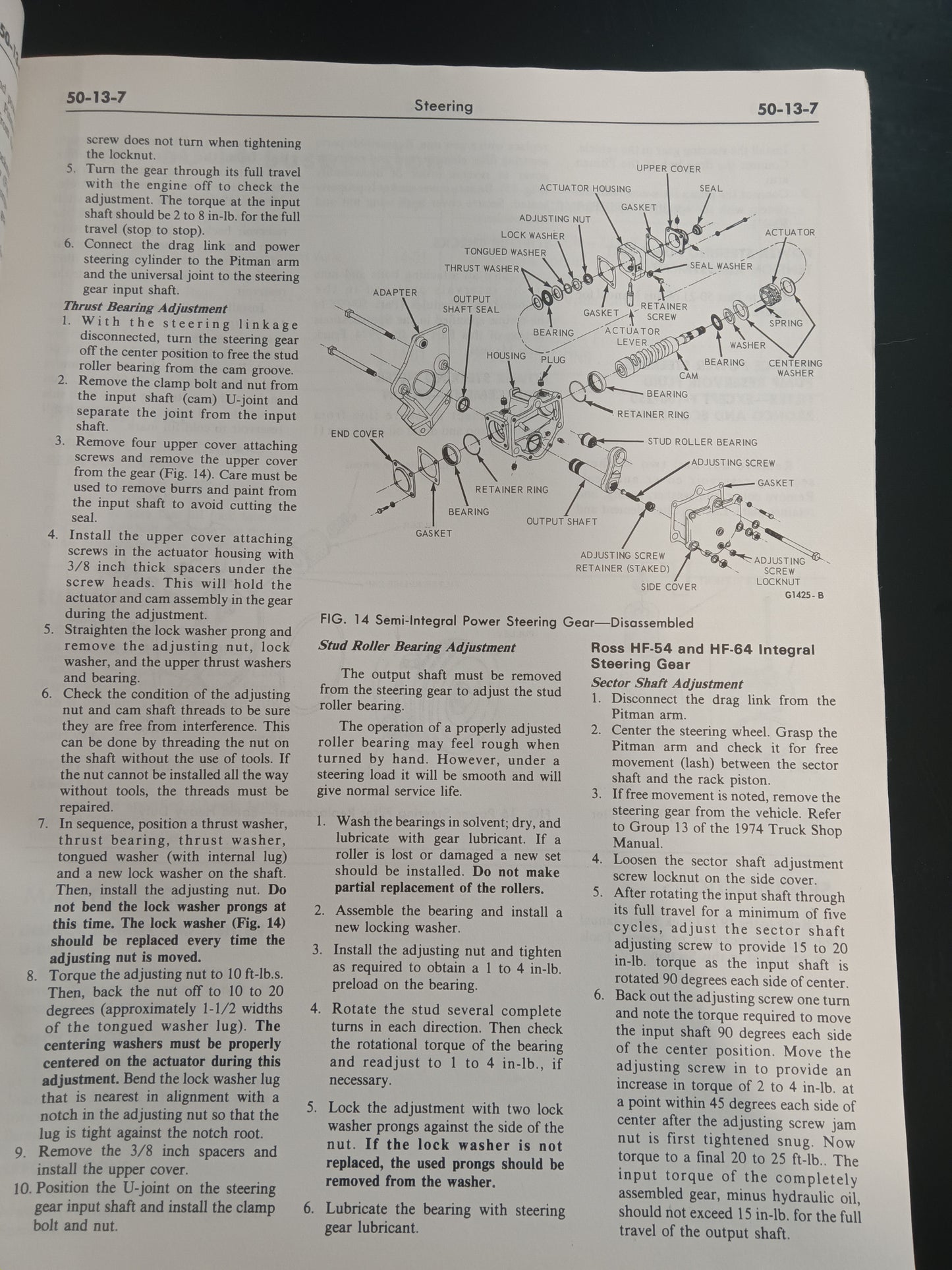 1974 Ford Truck Shop Manual volume 5. Pre delivery, maintenance, lubrication manual 2nd printing